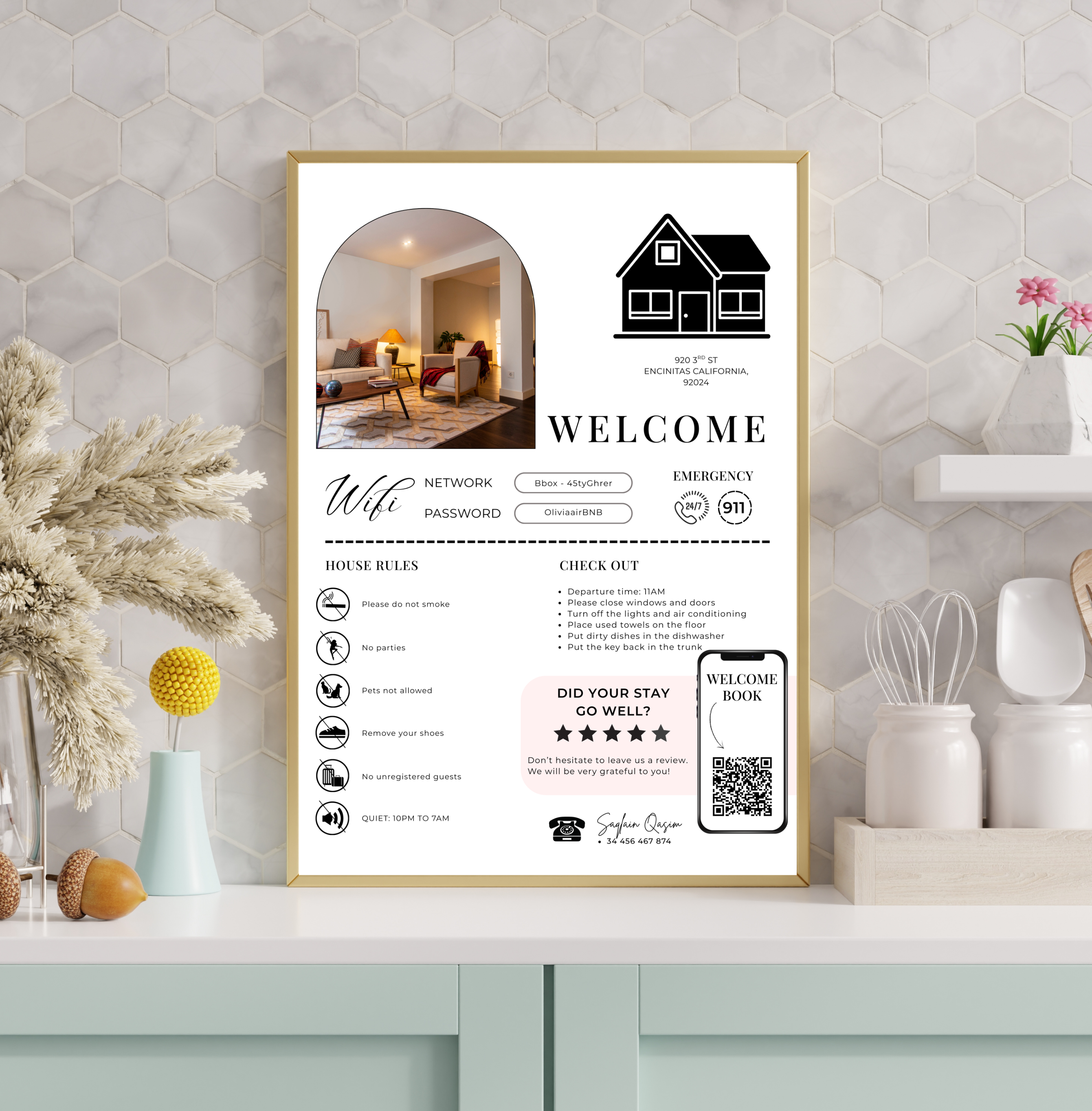 Digital Welcome Book Template
