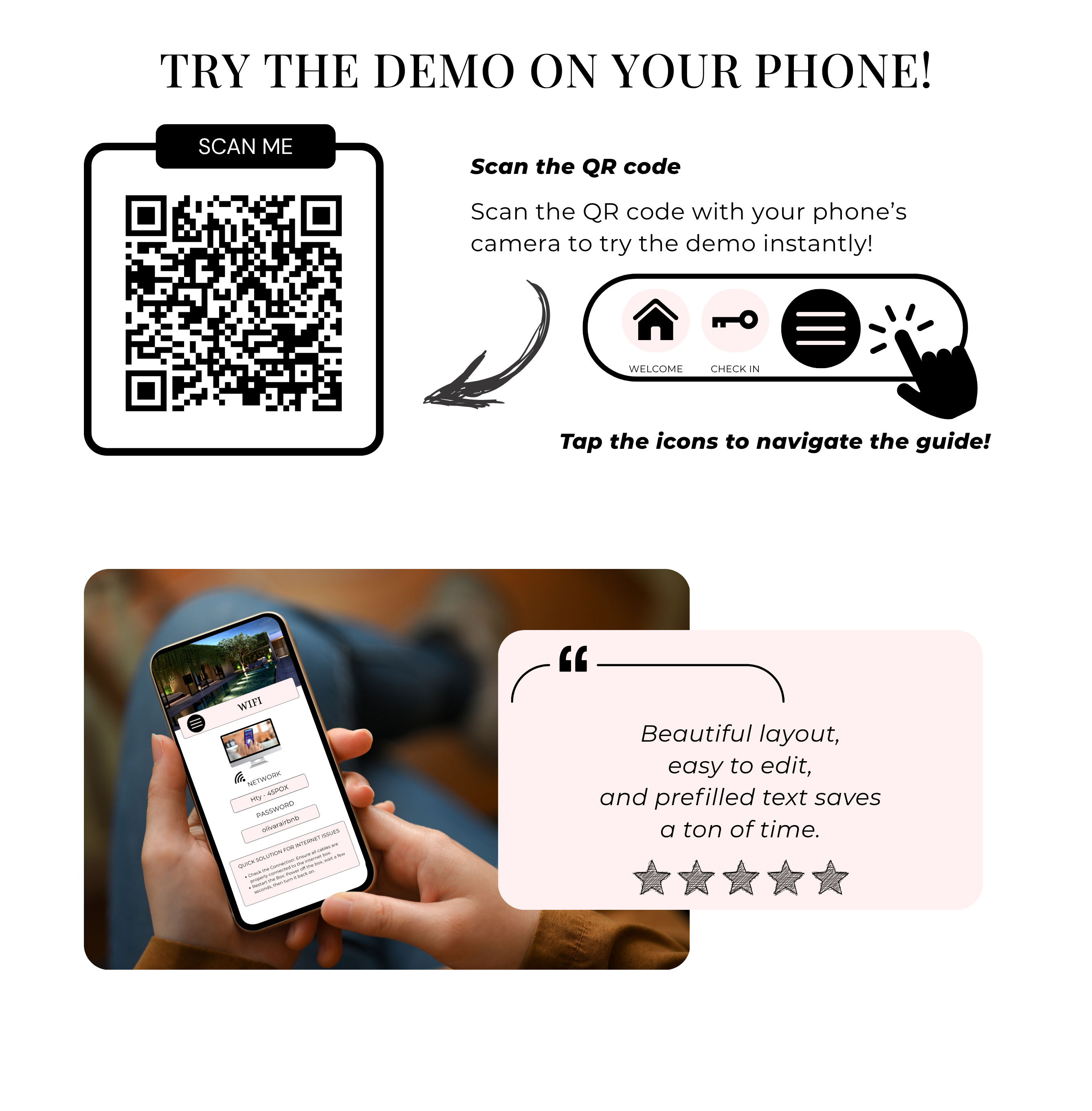 Digital Welcome Book Template
