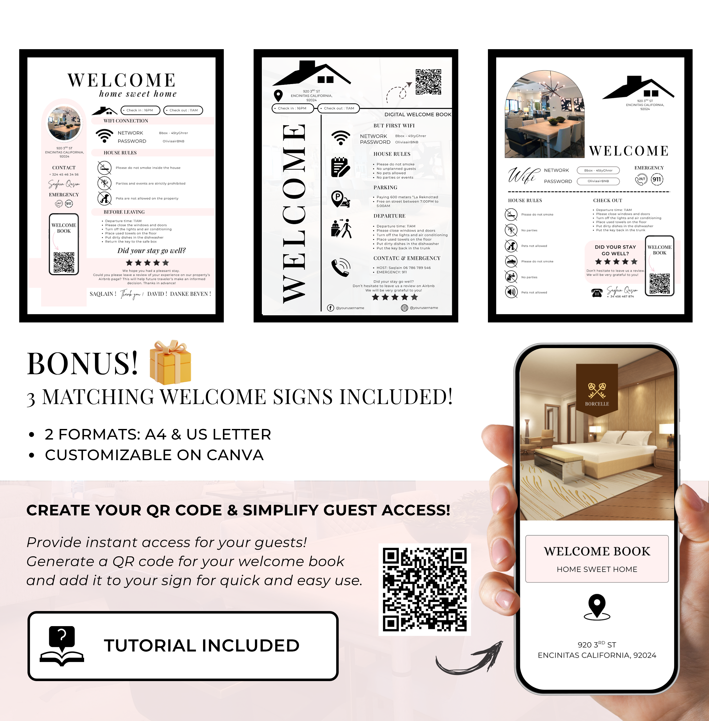 Digital Welcome Book Template
