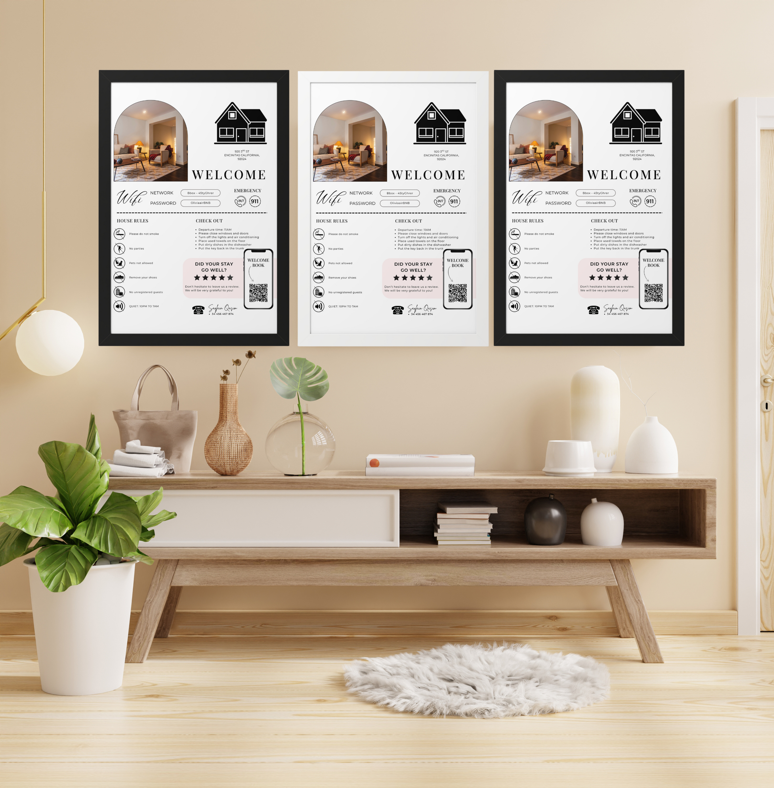 Allan Welcome Sign & Digital Book