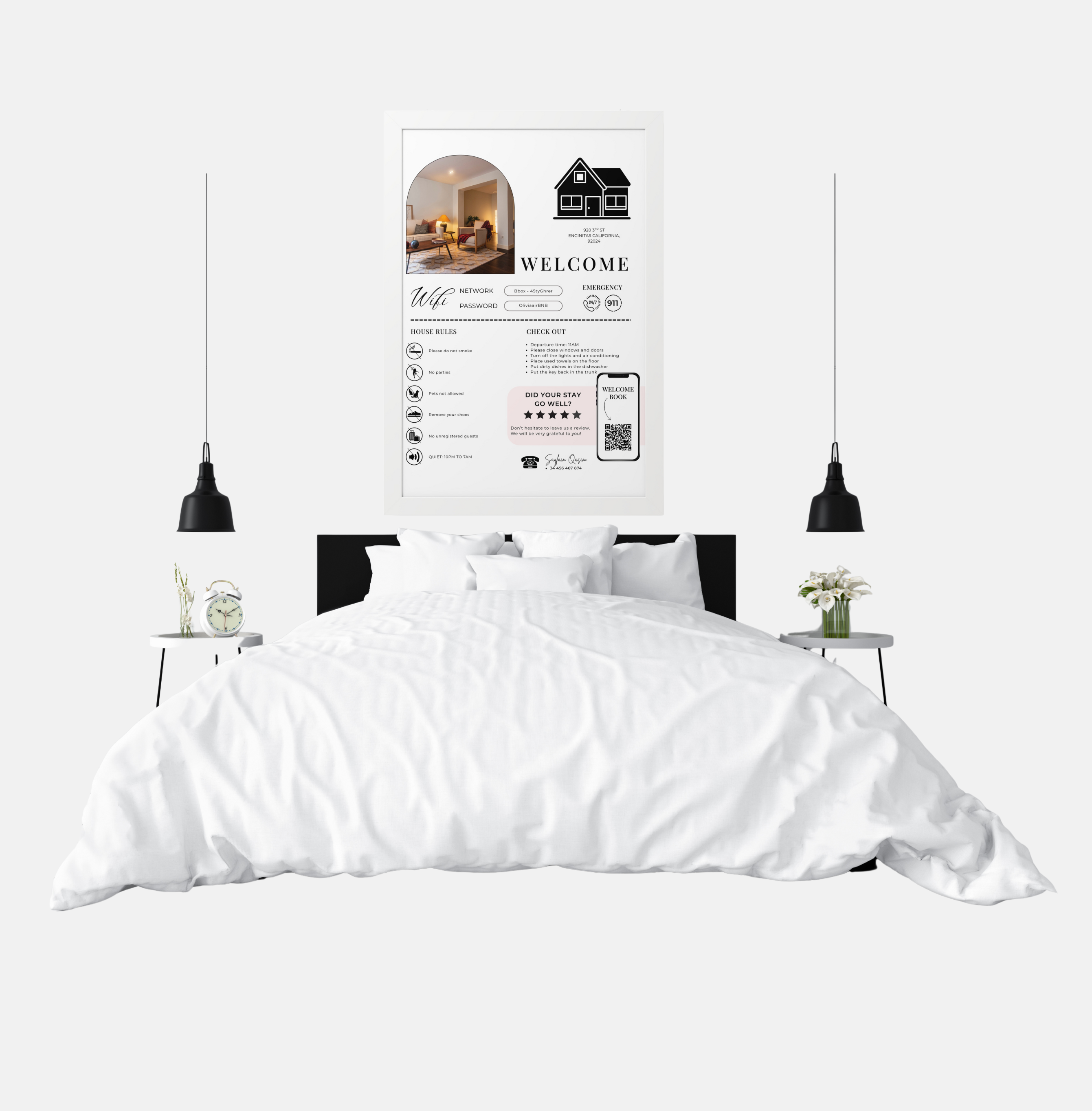 Allan Welcome Sign & Digital Book