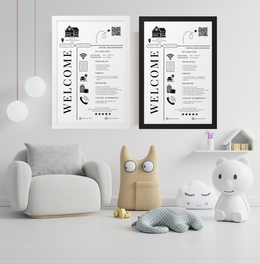 Tory Welcome Sign & Digital Book
